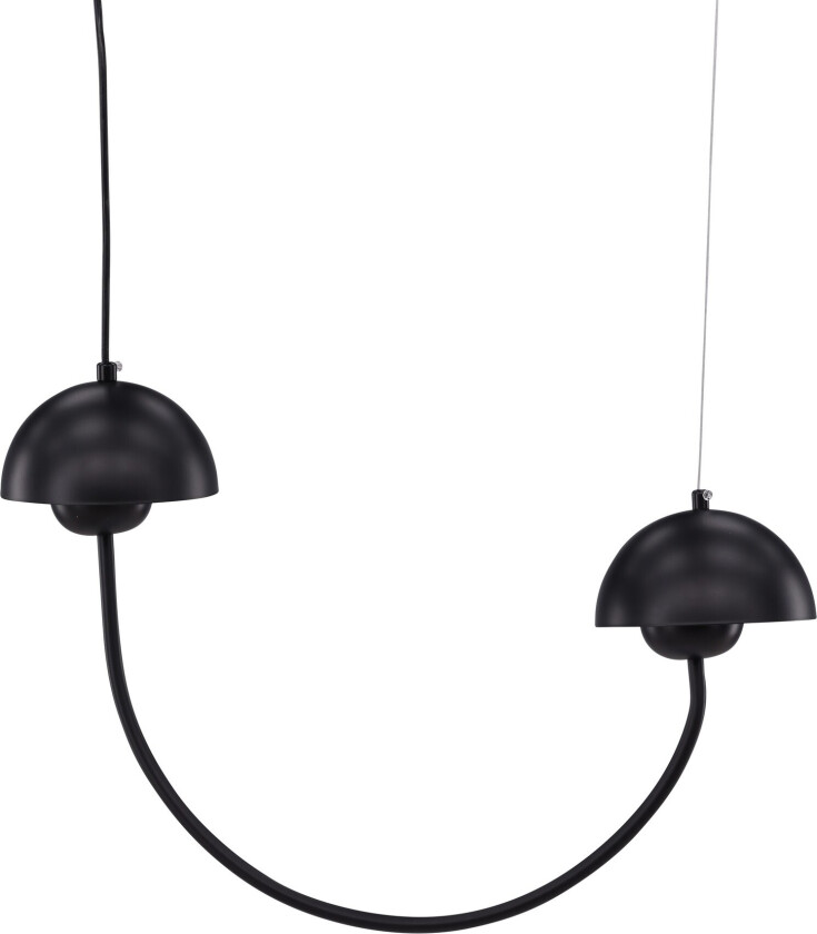 Lyckorna belysning pendel lys 55x15x40cm svart.