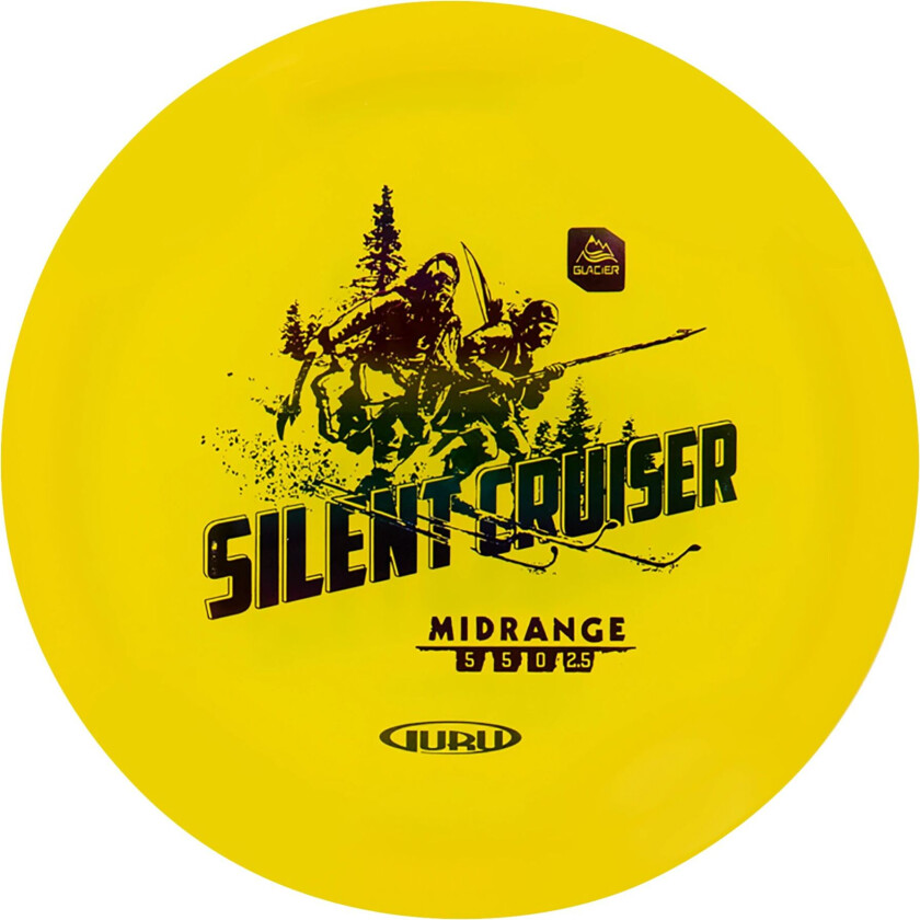 Bilde av Glacier Line Midrange Silent Cruiser, 170-175g, midrange frisbeegolf Yellow