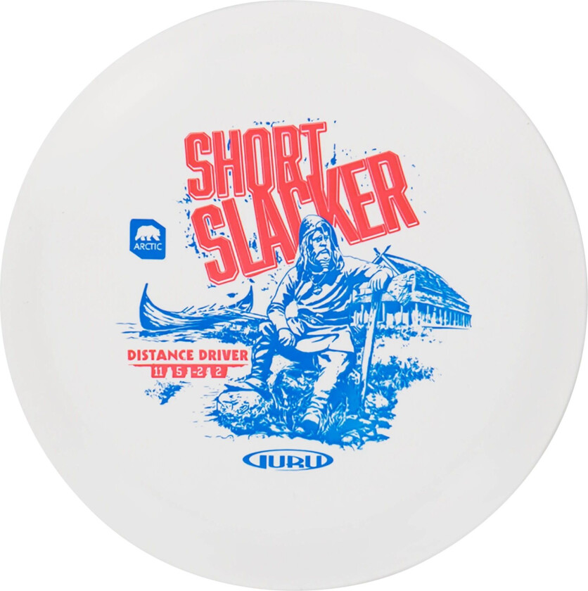 Arctic Line Driver Short Slacker, 150-165g, driver frisbeegolf White