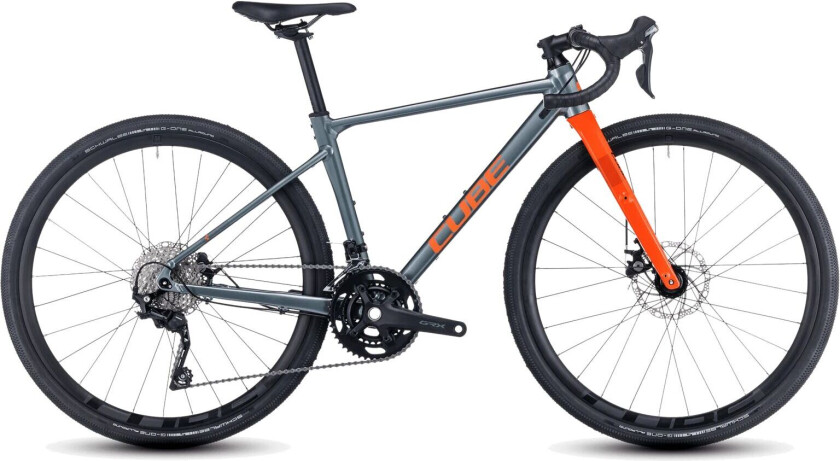 Cube Nuroad Rookie 24, gravelsykkel, junior Smokeyfir´N´Orange