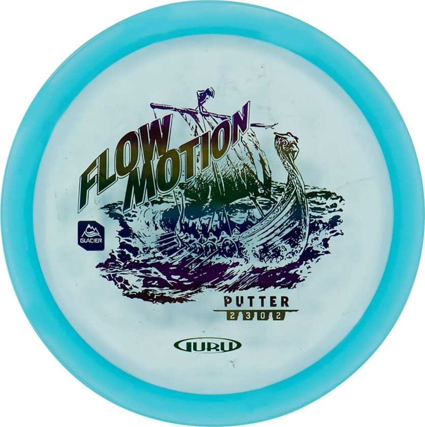 Glacier Line Putter Flow Motion, 170-175g, putter frisbeegolf blue