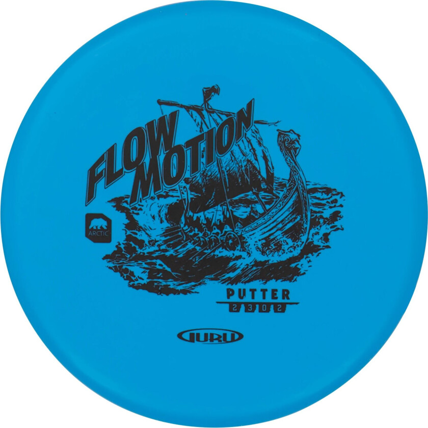 Arctic Line Putter Flow Motion, 150-165g, putter frisbeegolf blue