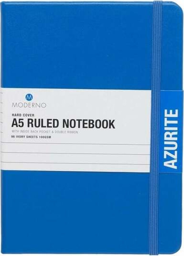 Notatbok Moderno Azure Blå A5 Hard Linjer