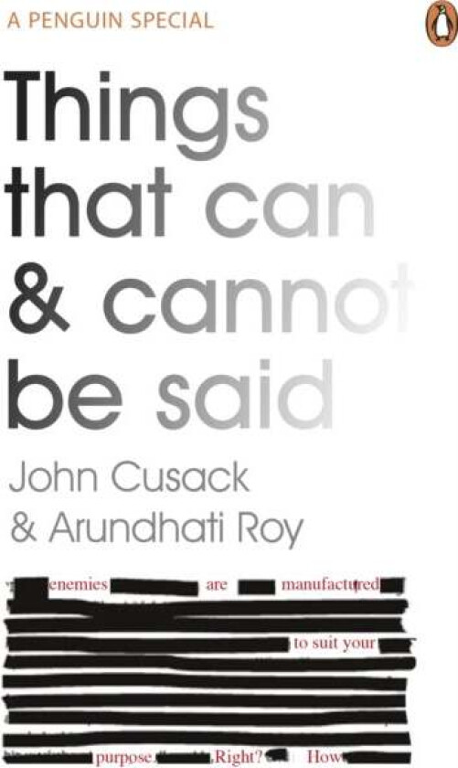 Things That Can And Cannot Be Said Av John Cusack, Arundhati Roy