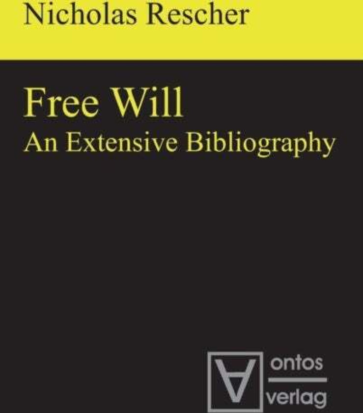 Free Will Av Nicholaus Rescher