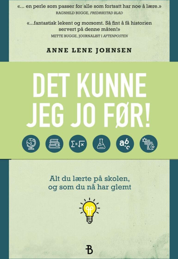 Det Kunne Jeg Jo Før Av Anne Lene Johnsen