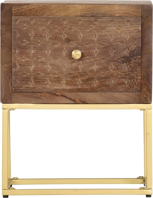 Nattbord 40x30x50 cm heltre mango