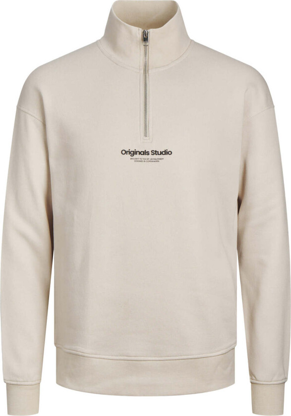Jorvesterbro Sweat Quarter Zip Hn Noos - Moonbeam