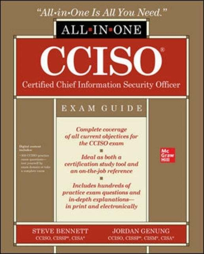 Cciso Certified Chief Information Security Officer All-In-One Exam Guide Av Steven Bennett, Jordan Genung