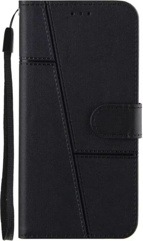 Samsung Galaxy S21 FE (5G) Kunstskinn Deksel med Lommebok - Svart