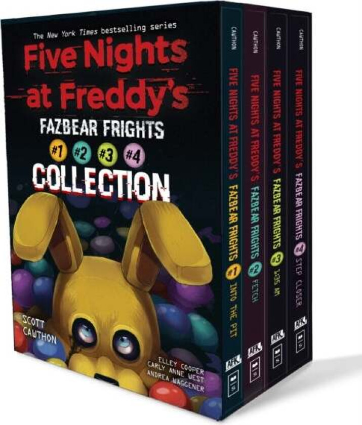 Fazbear Frights Four Book Boxed Set Av Scott Cawthon, Elley Cooper, Carly Anne West, Andrea Waggener, Kelly Parra