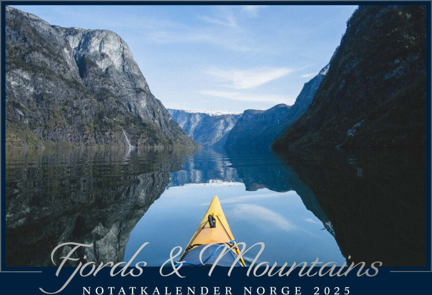 Kalender 2025 Fjord & Fjell Notat
