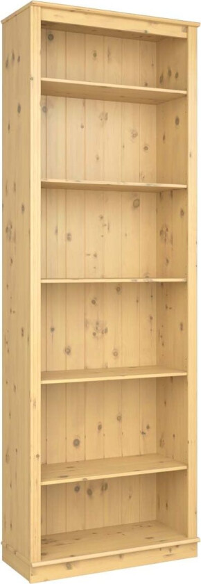 Buple hylle , bokreol 5 hyller beiset voks.