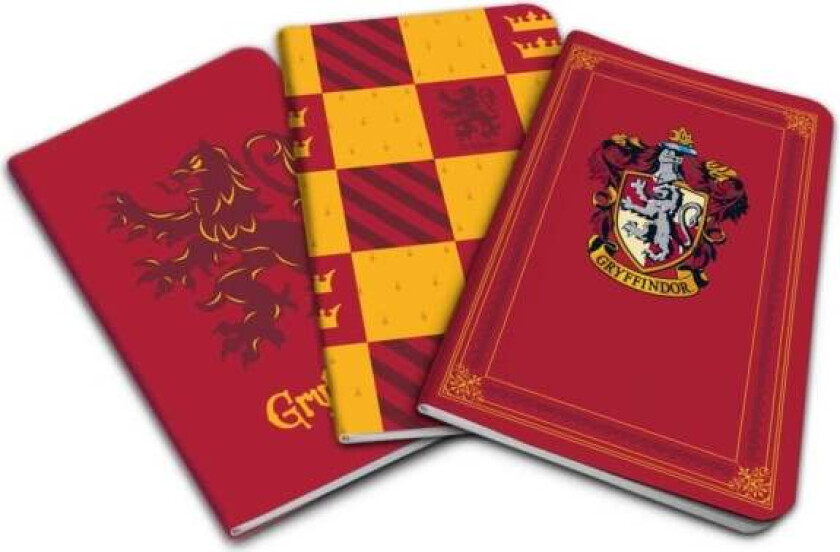 Harry Potter: Gryffindor Pocket Notebook Collection Av Insight Editions