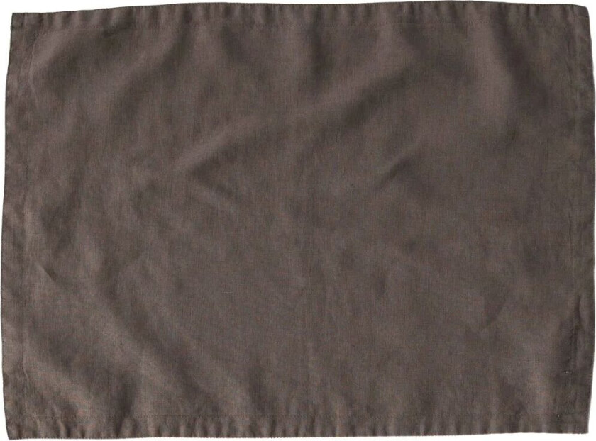 spisebrikke lin 35 x 50 cm Taupe