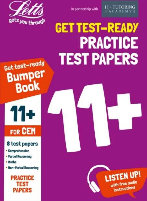 11+ Verbal Reasoning, Non-Verbal Reasoning & Maths Practice Papers (Bumper Book With 4 Sets Of Tests Av Collins 11+, The 11 Plus Tutoring Academy,