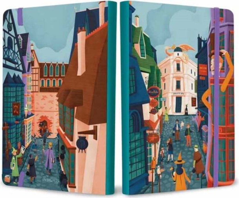 Harry Potter: Exploring Diagon Alley Softcover Notebook Av Insight Editions