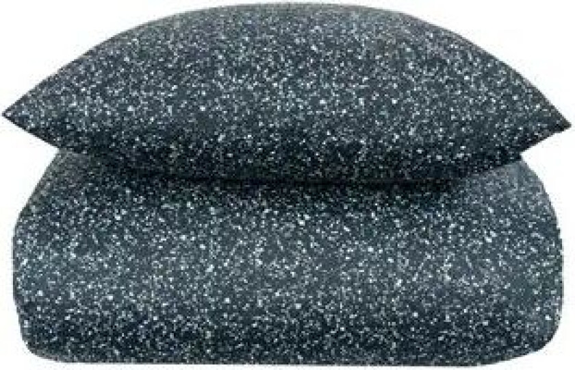 Sateng sengesett - 140x200 cm - 100% Bomullssateng - Marble blue