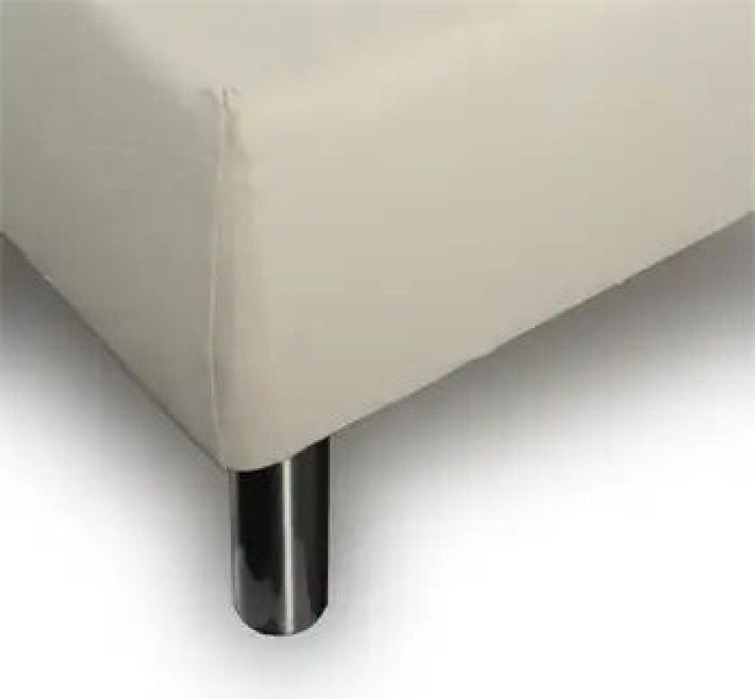 Stretchlaken - 200x200x40 cm - Sand farget laken - 100% Bomull - strekklaken