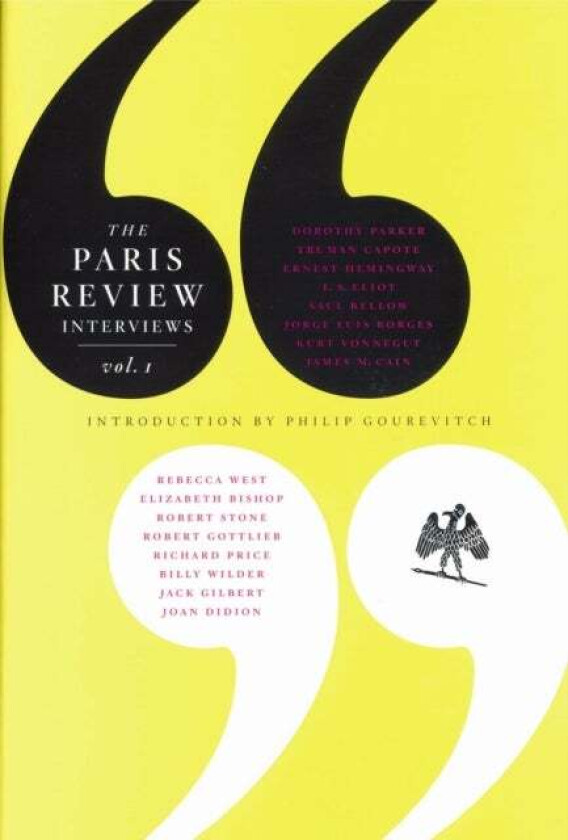 The Paris Review Interviews: Vol. 1 Av Philip Gourevitch