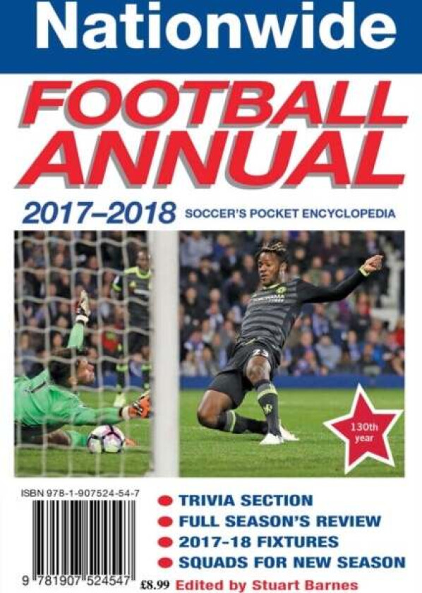 Nationwide Football Annual 2017-2018 Av Stuart Barnes