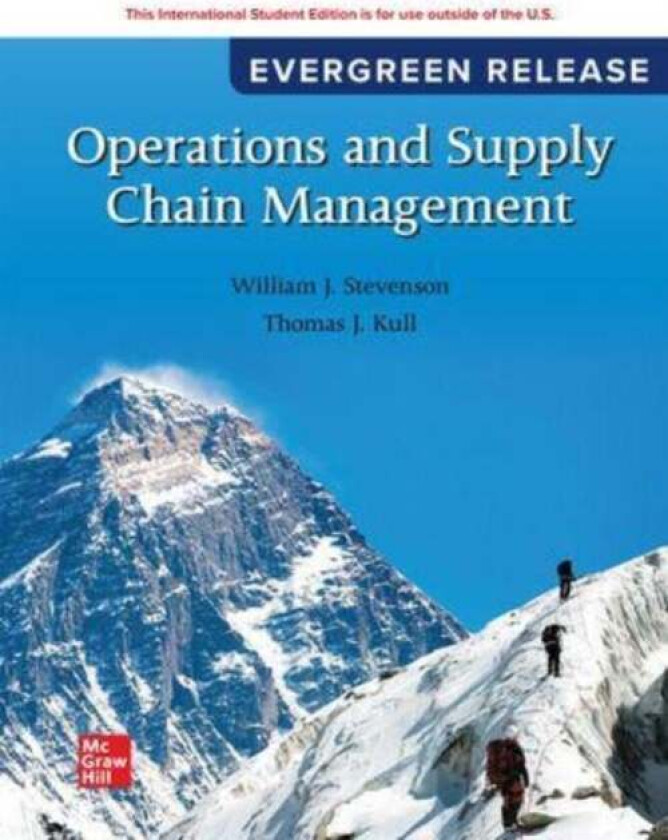 Operations And Supply Chain Management: 2024 Release Ise Av William J Stevenson