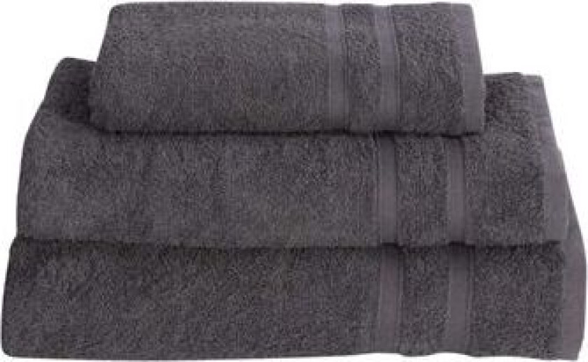 Håndkle - 50x100 cm - antrasitt -