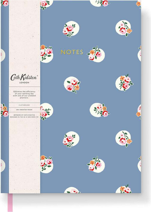 Notatbok Cath Kidston Floral Spot Linjert