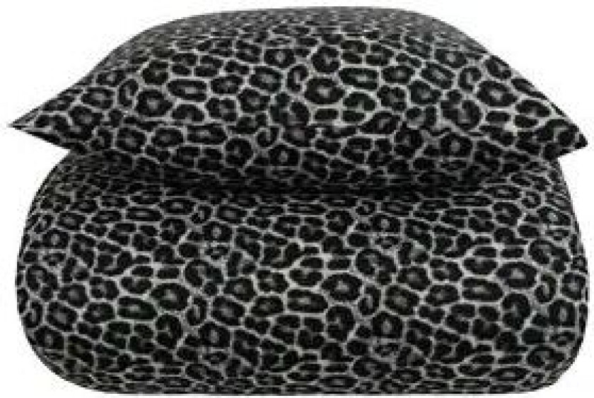 Dobbeldyne sengesett - 200x200 cm - 100% bomull - Leopardflekker -