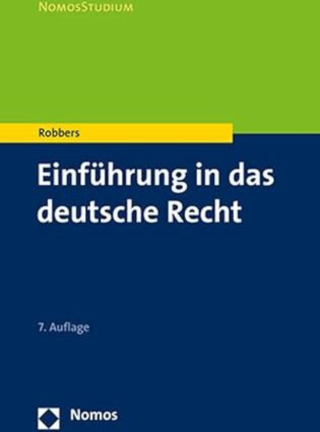 Einfuhrung In Das Deutsche Recht Av Gerhard Robbers