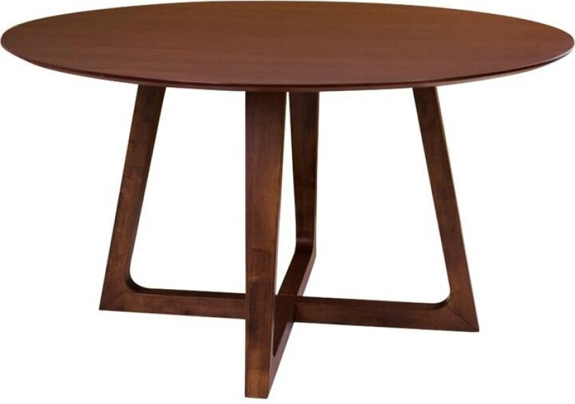 Hello spisebord Ø137 cm i valnøtt dekor.