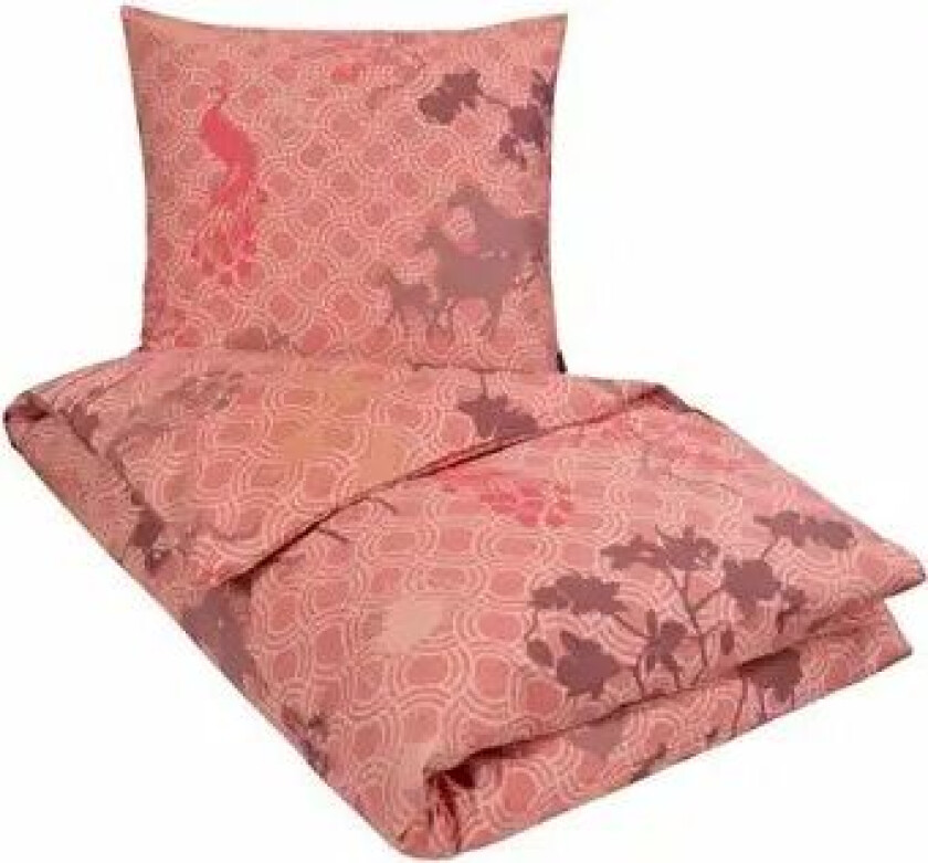 Sengetøy dobbeldyne - 200x220 cm - Sateng sengesett - - Happy Horses Cherry