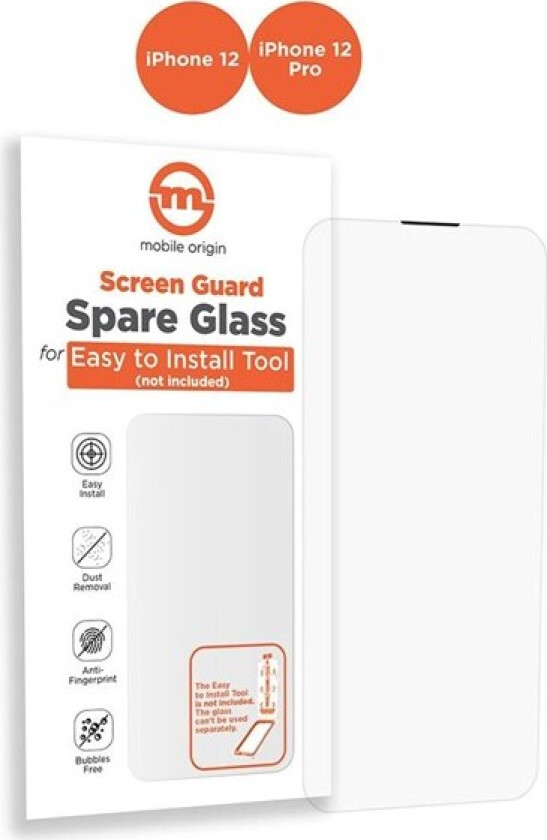 Orange Screen Guard Spare Glass iPhone 12 Pro/12