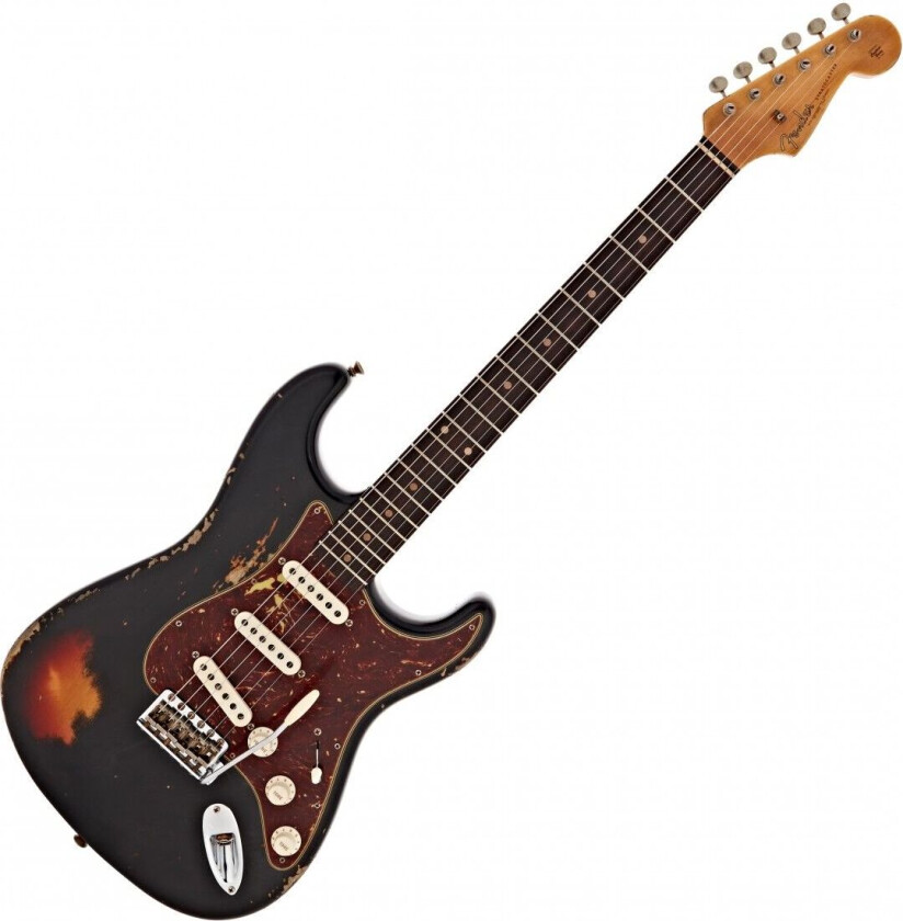 62 Stratocaster Heavy Relic RW Black #R134072