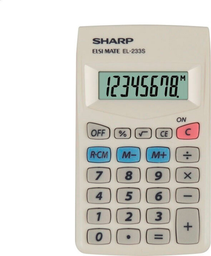 EL-233S, 8 sifre