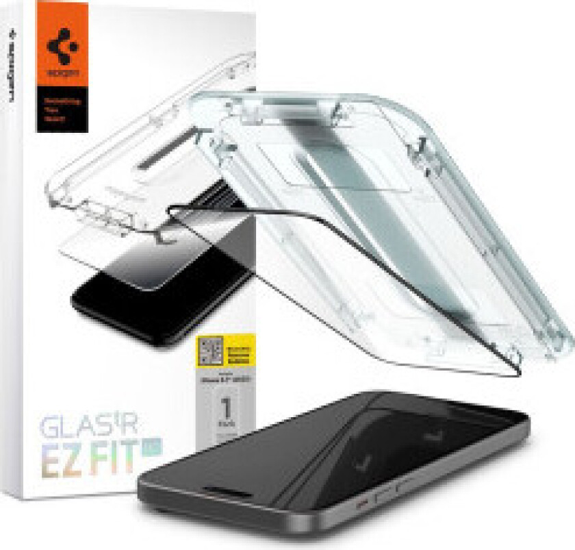 Glass tR EZ Fit HD 1 Pack FC Black - iPhone 15 Plus