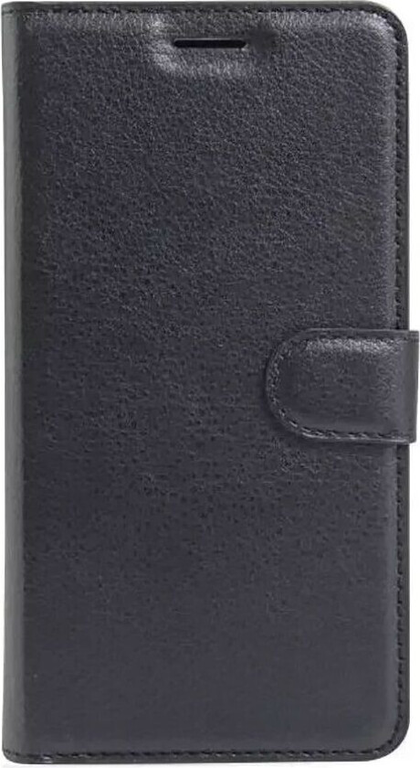 iPhone SE (2022/2020)/8/7 PU skinn Flipdeksel m. Kortholder - Svart