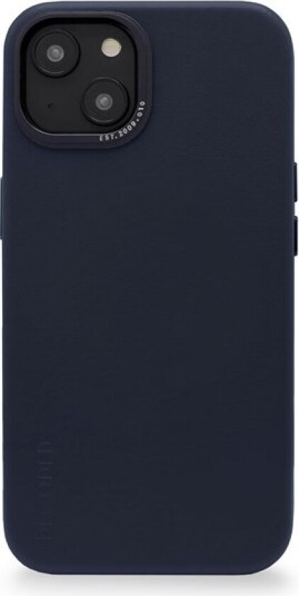Leather BackCover iPhone 14 Plus navy