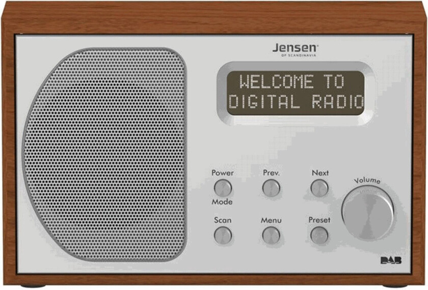 Fox Wood Mono Dab+/fm Radio unisex