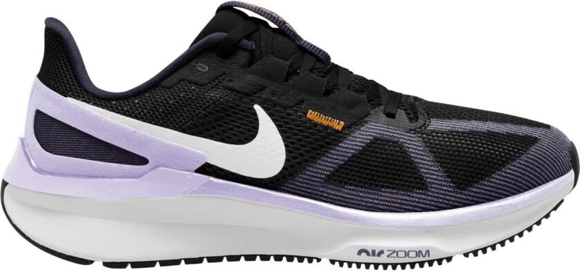 Air Zoom Structure 25, løpesko, dame Black/white-Lilac