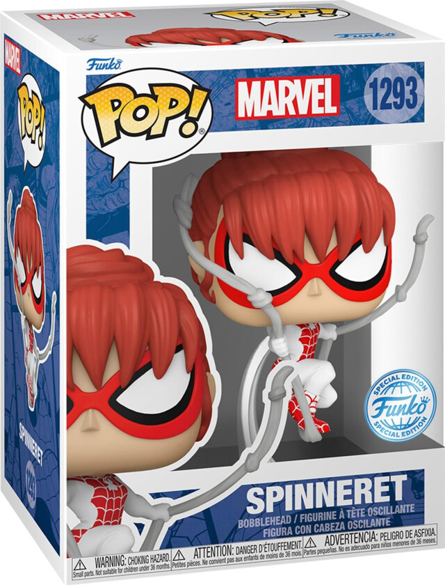 Pop! Vinyl Exclusive Marvel Spinneret figur