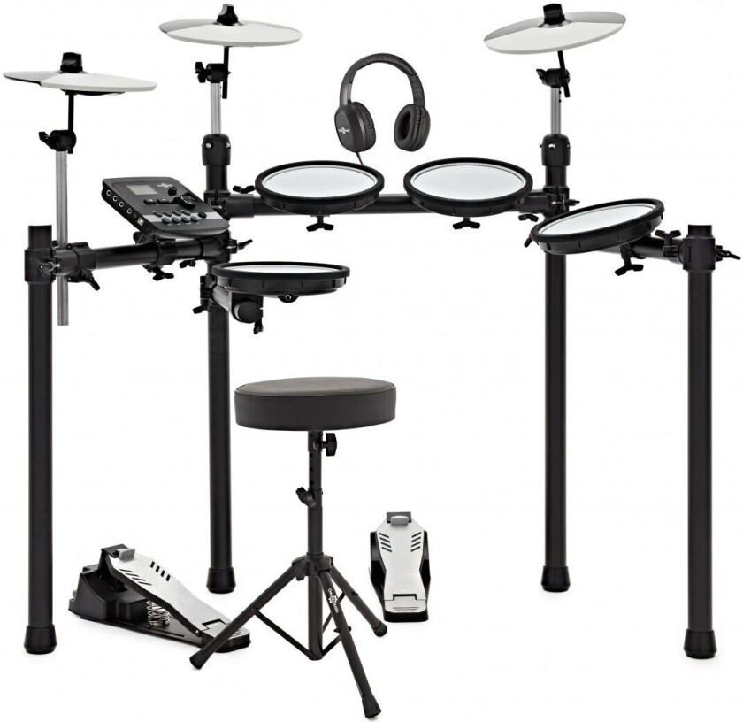 Gear4Music Digital Drums 500 Elektronisk Trommesettpakke