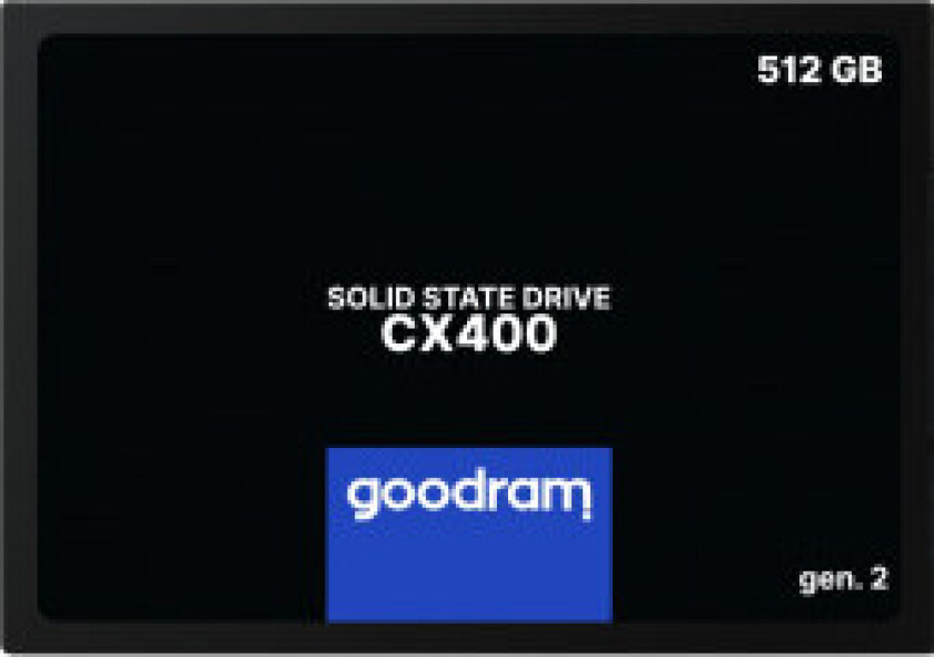 GOODRAM CX400 - Gen 2 - SSD - 512 GB - intern - 2.5 - SATA 6Gb/s