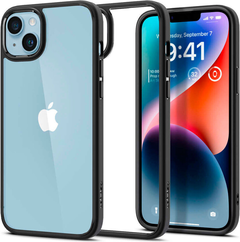 Crystal Hybrid iPhone 14 Plus matte black