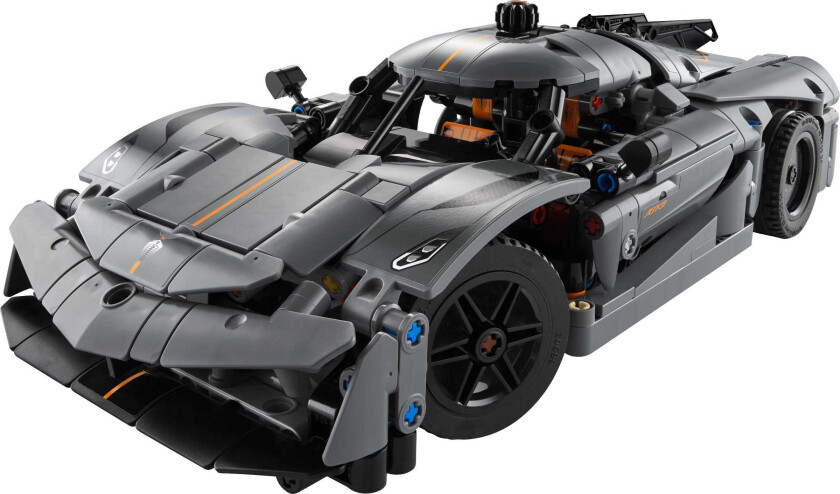 Technic 42173 Koenigsegg Jesko Absolut-hyperbil i grått