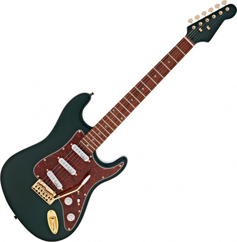 LA Select Guitar by Gear4music Green