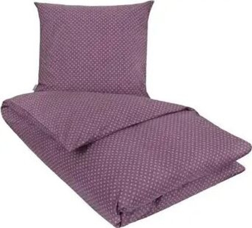 Sengesett 200x220 cm - 100% bomull - Olga lilla -