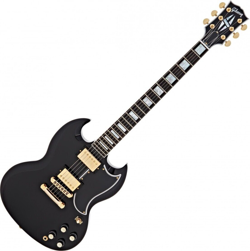 Gibson Custom SG Custom 2-Pickup m/ Ibenholt Gripebrett Ibenholt #TBC