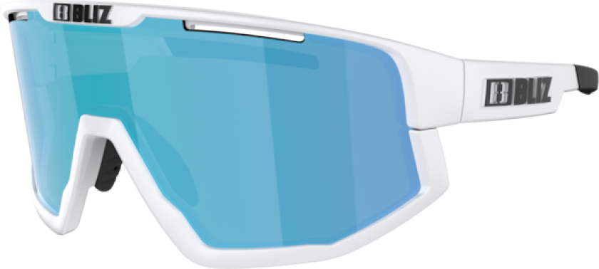 Fusion Small Matt White/Brown with Blue Multi OneSize, Matt White/Brown with Blue Multi