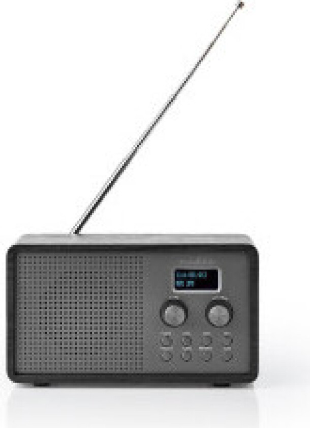 Radio med Dab+ og oppladbart batteri
